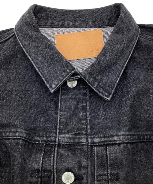 SHIPS（シップス）SHIPS (シップス) デニム トラッカー ジャケット ブラック サイズ:Lの古着・服飾アイテム