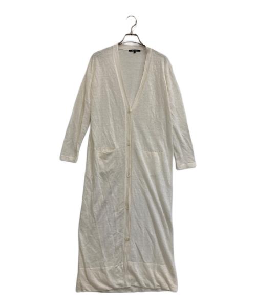 MACPHEE（マカフィー）MACPHEE (マカフィー) ロングカーディガン ホワイト サイズ:Fの古着・服飾アイテム