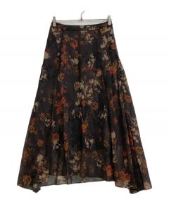 中古・古着通販】sacai (サカイ) チェック柄スカート レッド×ブルー