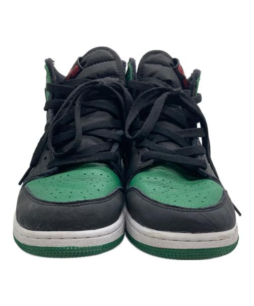 NIKE（ナイキ）NIKE (ナイキ) AIR JORDAN 1 RETRO HIGH OG GS ブラック×グリーン サイズ:24の古着・服飾アイテム