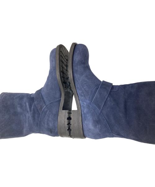 JIMMY CHOO（ジミーチュウ）JIMMY CHOO (ジミーチュウ) スウェードエンジニアブーツ ネイビー サイズ:36 1/2の古着・服飾アイテム