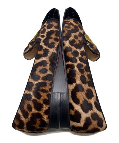 Christian Louboutin（クリスチャン・ルブタン）Christian Louboutin (クリスチャン・ルブタン) MY LOVE FLAT VELVET オペラシューズ ベージュ サイズ:37の古着・服飾アイテム