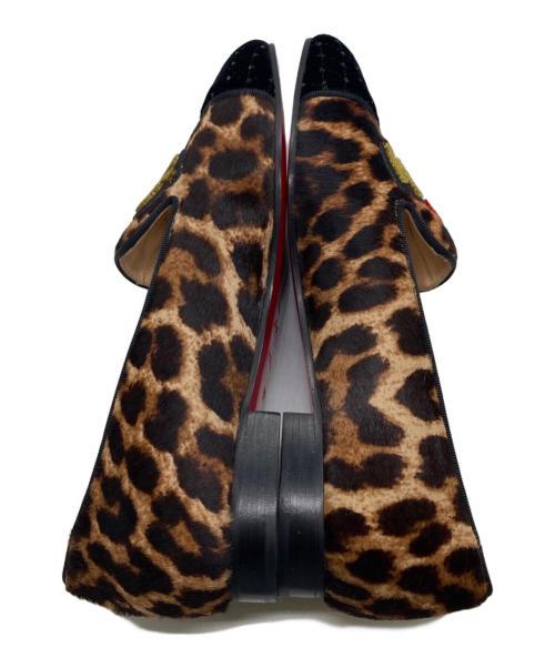 Christian Louboutin（クリスチャン・ルブタン）Christian Louboutin (クリスチャン・ルブタン) MY LOVE FLAT VELVET オペラシューズ ベージュ サイズ:37の古着・服飾アイテム