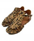 GIVENCHYジバンシィ）の古着「スウェードサンダル」｜ベージュ