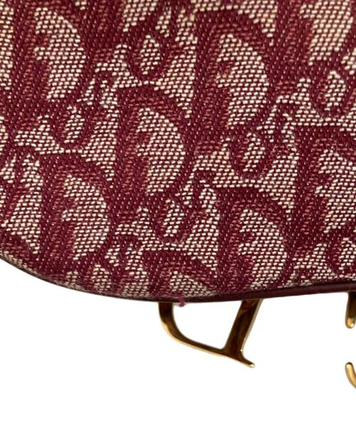 Christian Dior（クリスチャン ディオール）Christian Dior (クリスチャン ディオール) トロッターサドルバッグ レッドの古着・服飾アイテム