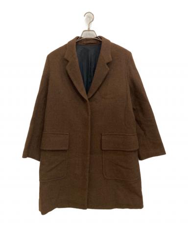 MARGARET HOWELL ウールカシミヤ混 ハーフコート ブラウン系 M 中古・古着通販】MARGARET HOWELL (マーガレットハウエル) BRITISH