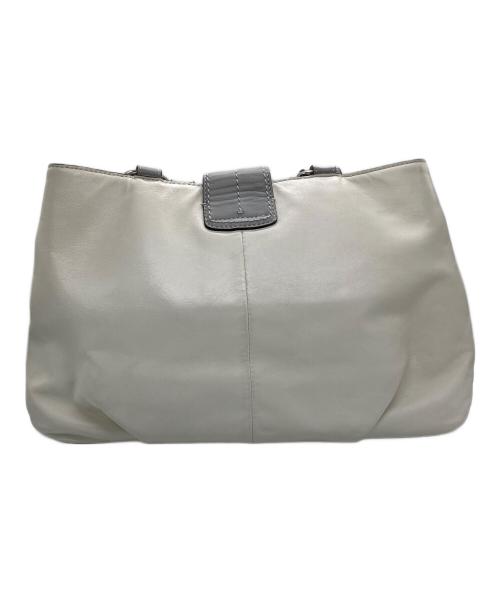 COACH（コーチ）COACH (コーチ) ハンドバッグ ホワイトの古着・服飾アイテム