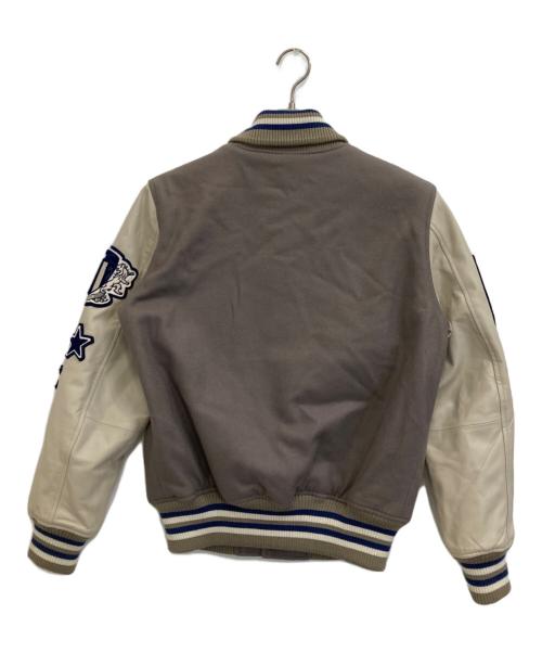 McGREGOR（マクレガー）McGREGOR (マクレガー) 袖レザースタジャン ブラウン サイズ:2の古着・服飾アイテム