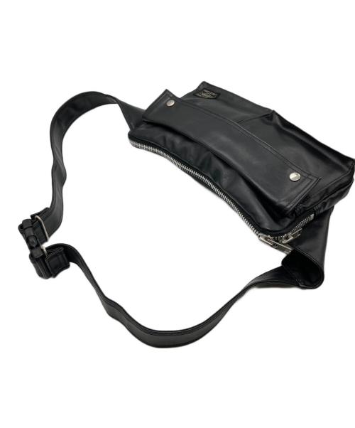 PORTER（ポーター）PORTER (ポーター) ウエストバッグ ブラックの古着・服飾アイテム