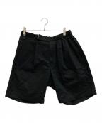 Graphpaperグラフペーパー）の古着「Solotex Twill Wide Chef Shorts」｜ブラック