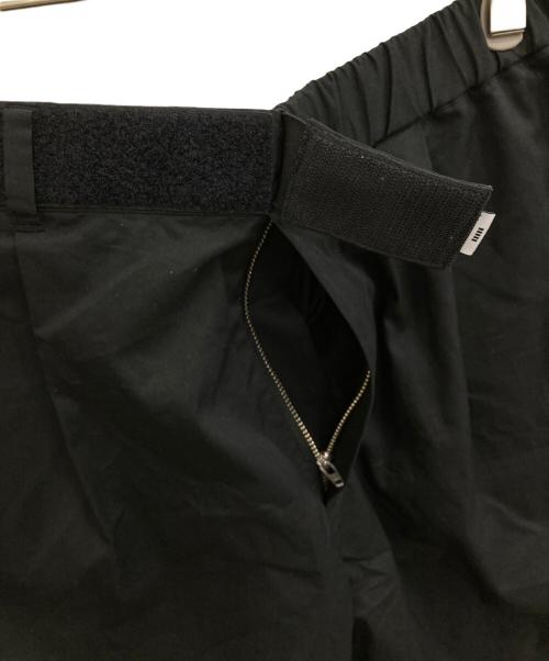 Graphpaper（グラフペーパー）Graphpaper (グラフペーパー) Solotex Twill Wide Chef Shorts ブラック サイズ:SIZE O/Sの古着・服飾アイテム