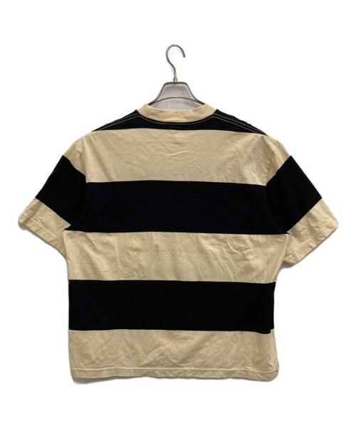 blurhms ROOTSTOCK（ブラームスルーツストック）blurhms ROOTSTOCK (ブラームスルーツストック) Wide Border Short-sleeve Tee アイボリー サイズ:2の古着・服飾アイテム