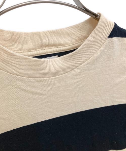 blurhms ROOTSTOCK（ブラームスルーツストック）blurhms ROOTSTOCK (ブラームスルーツストック) Wide Border Short-sleeve Tee アイボリー サイズ:2の古着・服飾アイテム