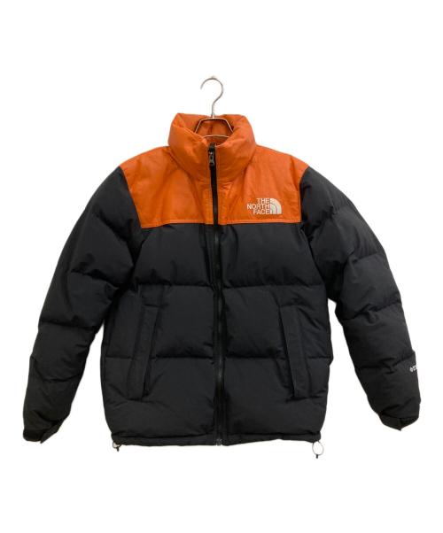 THE NORTH FACE（ザ ノース フェイス）THE NORTH FACE (ザ ノース フェイス) GORE-TEX Leather Nuptse Jacket Alter Limited Black x Orange サイズ:Mの古着・服飾アイテム