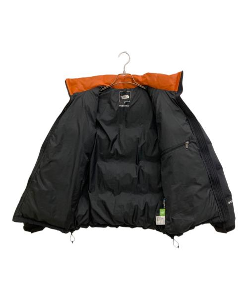THE NORTH FACE（ザ ノース フェイス）THE NORTH FACE (ザ ノース フェイス) GORE-TEX Leather Nuptse Jacket Alter Limited Black x Orange サイズ:Mの古着・服飾アイテム