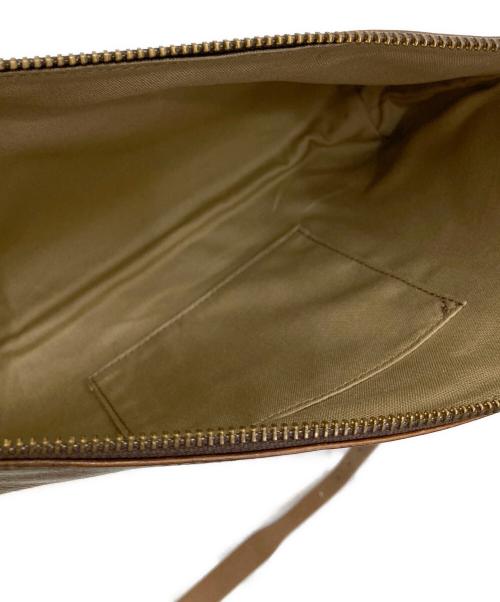 SLOW（スロウ）SLOW (スロウ) レザーショルダーバッグ ブラウンの古着・服飾アイテム