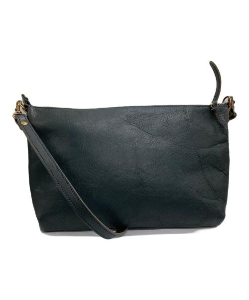 SLOW（スロウ）SLOW (スロウ) レザーショルダーバッグ ブラックの古着・服飾アイテム