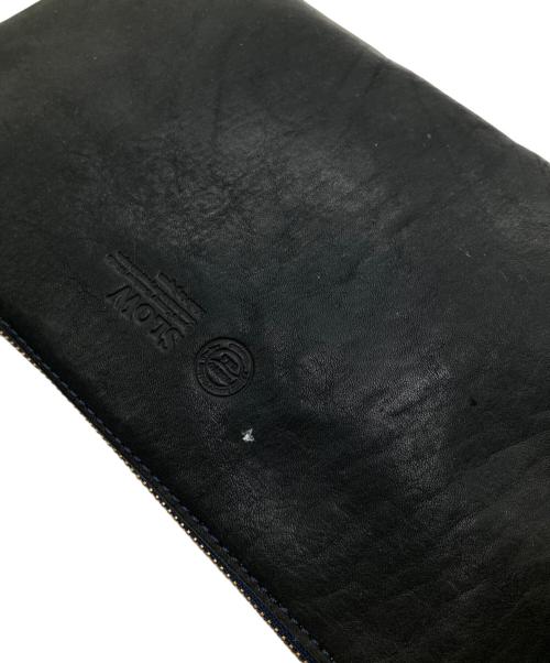 SLOW（スロウ）SLOW (スロウ) レザーショルダーバッグ ブラックの古着・服飾アイテム