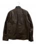 ARMANI EXCHANGE (アルマーニ エクスチェンジ) レザージャケット ブラウン サイズ:L：7000円