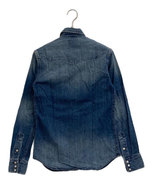 RRL（ダブルアールエル）RRL (ダブルアールエル) ウエスタンデニムシャツ インディゴ サイズ:1の古着・服飾アイテム