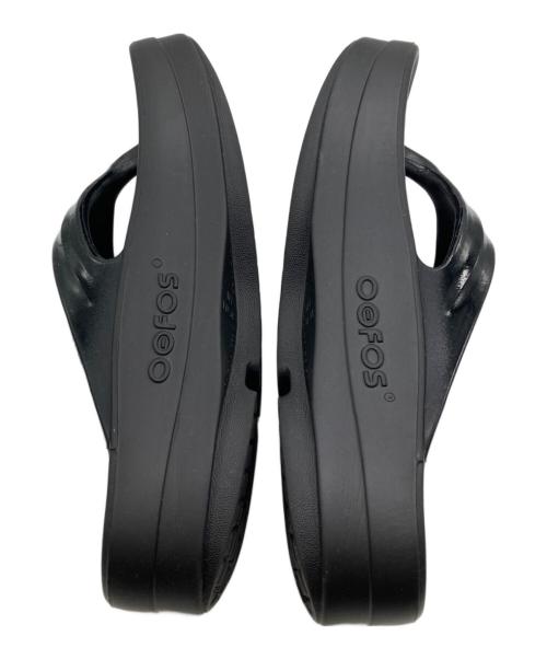 OOFOS（ウーフォス）OOFOS (ウーフォス) リカバリ―サンダル ブラック サイズ:38の古着・服飾アイテム
