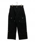 X-LARGEエクストララージ）の古着「MULTI POCKET MILITARY PANTS」｜ブラック