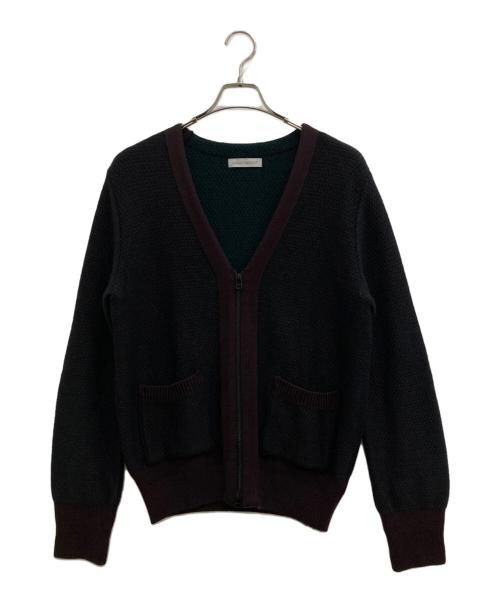 WRAPINKNOT（ラッピンノット）WRAPINKNOT (ラッピンノット) カシミヤ混ジップカーディガン ブラウン サイズ:2の古着・服飾アイテム