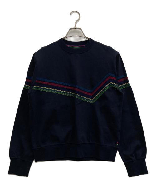 PAUL SMITH（ポールスミス）Paul Smith (ポールスミス) 刺繍スウェット ネイビー サイズ:Lの古着・服飾アイテム
