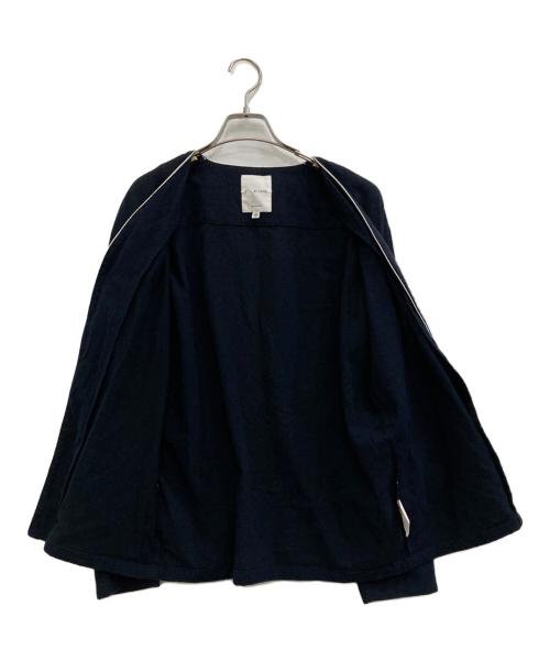 STILL BY HAND（スティルバイハンド）STILL BY HAND (スティルバイハンド) パイピングネップカーディガン ネイビー サイズ:48の古着・服飾アイテム