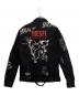 DIESEL (ディーゼル) グラフィック加工デニムジャケット ブラック サイズ:M：8000円