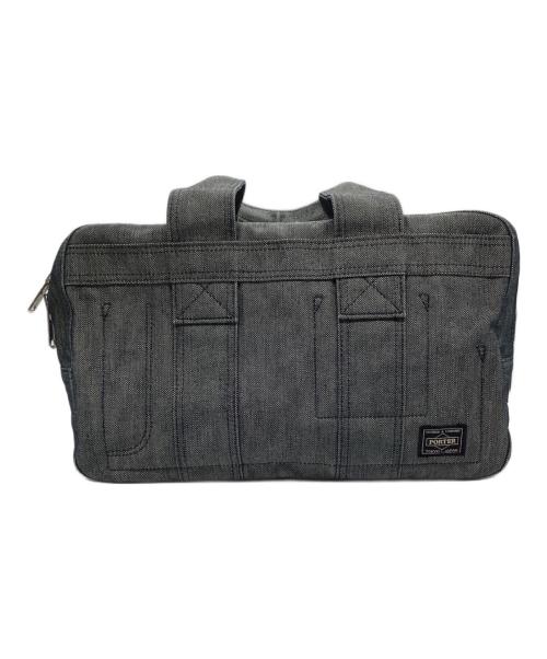 PORTER（ポーター）PORTER (ポーター) デニムミニボストンバッグ インディゴの古着・服飾アイテム