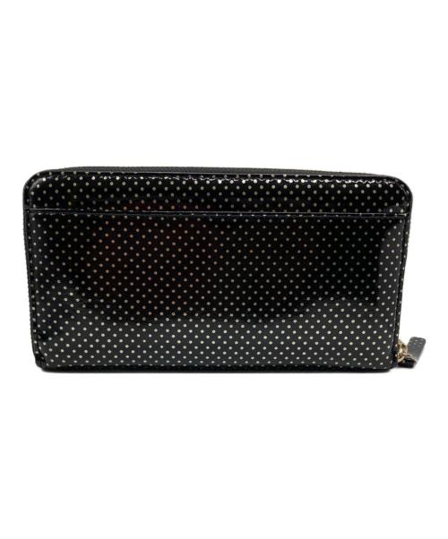 Kate Spade（ケイトスペード）Kate Spade (ケイトスペード) ラウンドジップウォレット ブラックの古着・服飾アイテム