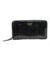 Kate Spade（ケイトスペード）の古着「ラウンドジップウォレット」｜ブラック