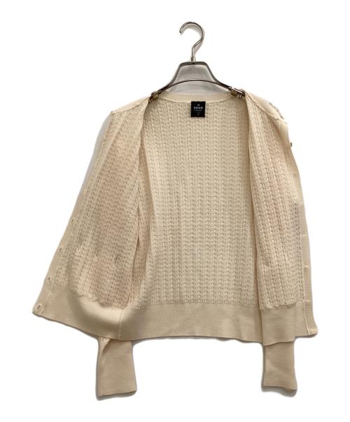 sese（セセ）sese (セセ) ミニケーブルクルーカーディガン アイボリー サイズ:Mの古着・服飾アイテム