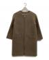 Noble（ノーブル）の古着「W/Ny ZIPコート」｜ブラウン