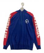 Hysteric Glamourヒステリックグラマー）の古着「袖ロゴパーカー」｜ブルー