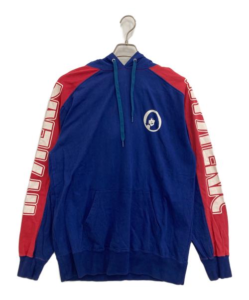 Hysteric Glamour（ヒステリックグラマー）Hysteric Glamour (ヒステリックグラマー) 袖ロゴパーカー ブルー サイズ:Mの古着・服飾アイテム