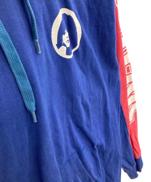 Hysteric Glamour（ヒステリックグラマー）Hysteric Glamour (ヒステリックグラマー) 袖ロゴパーカー ブルー サイズ:Mの古着・服飾アイテム