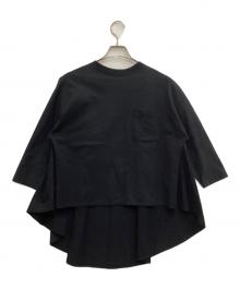 COGTHEBIGSMOKE（コグザビッグスモーク）の古着「7分袖カットソー」｜ブラック