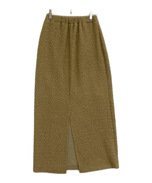 CAPRICIEUX LE'MAGE（カプリシューレマージュ）CAPRICIEUX LE'MAGE (カプリシューレマージュ) ロングスカート ベージュ サイズ:Fの古着・服飾アイテム