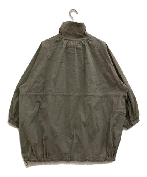 nano・universe（ナノ・ユニバース）nano・universe (ナノ・ユニバース) ナイロンワッシャー オーバーサイズ ライトブルゾン カーキ サイズ:Fの古着・服飾アイテム