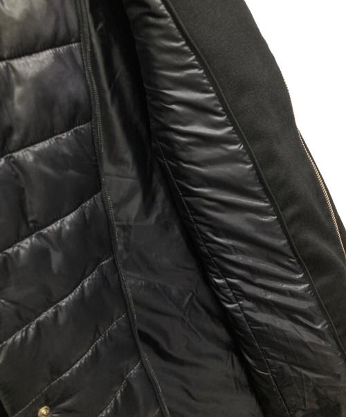 HERNO（ヘルノ）HERNO (ヘルノ) ファー・インナーベスト付き カシミア ロングコート ブラック サイズ:42の古着・服飾アイテム