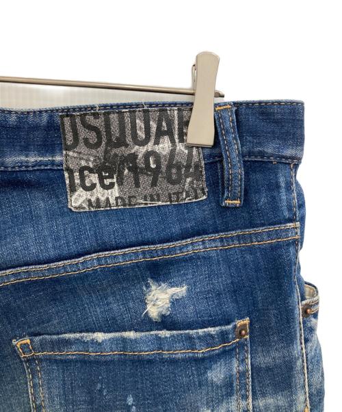 DSQUARED2（ディースクエアード）DSQUARED2 (ディースクエアード) Skater Jean インディゴ サイズ:50の古着・服飾アイテム