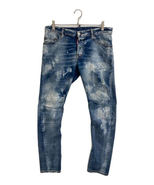 DSQUARED2（ディースクエアード）DSQUARED2 (ディースクエアード) Sexy Twist jeans インディゴ サイズ:50の古着・服飾アイテム