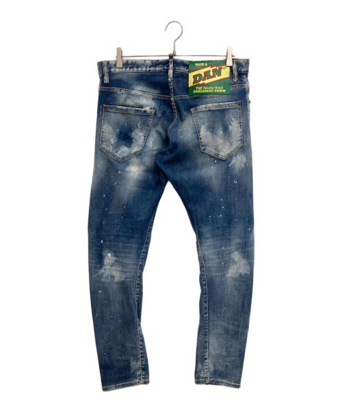 DSQUARED2（ディースクエアード）DSQUARED2 (ディースクエアード) Sexy Twist jeans インディゴ サイズ:50の古着・服飾アイテム