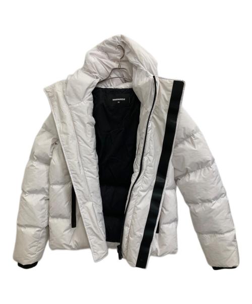 DSQUARED2（ディースクエアード）DSQUARED2 (ディースクエアード) CLASSIC DOWN JACKET ホワイト サイズ:50の古着・服飾アイテム
