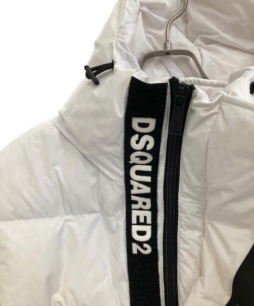DSQUARED2（ディースクエアード）DSQUARED2 (ディースクエアード) CLASSIC DOWN JACKET ホワイト サイズ:50の古着・服飾アイテム