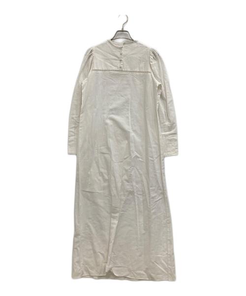 charles chaton（シャルル シャトン）Charles Chaton (シャルル シャトン) 長袖ワンピース ホワイト サイズ:F 未使用品の古着・服飾アイテム