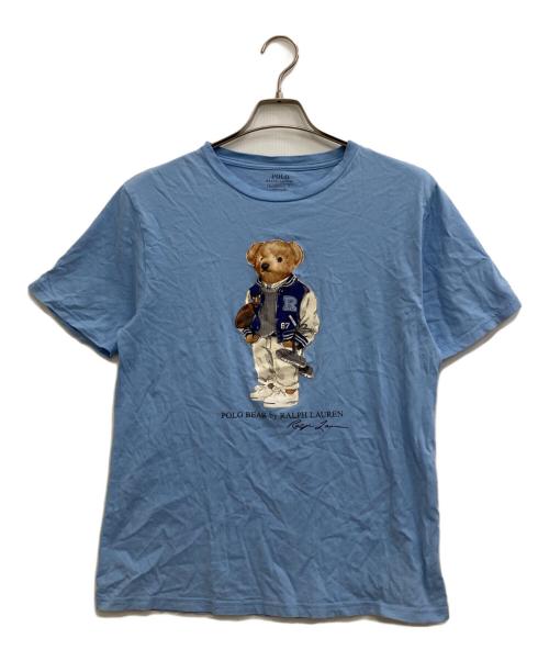 POLO RALPH LAUREN（ポロ・ラルフローレン）POLO RALPH LAUREN (ポロ・ラルフローレン) Tシャツ スカイブルー サイズ:XLの古着・服飾アイテム