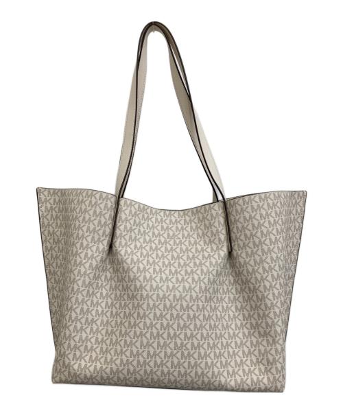 MICHAEL KORS（マイケル・コース）MICHAEL KORS (マイケルコース) モノグラムトートバッグ ホワイトの古着・服飾アイテム